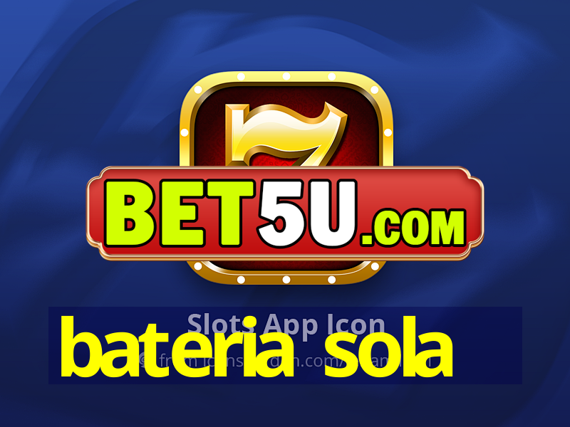 bateria sola